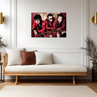 Green Day Band Photoshoot | Rock Music Poster | Gift for Fans - Music Poster