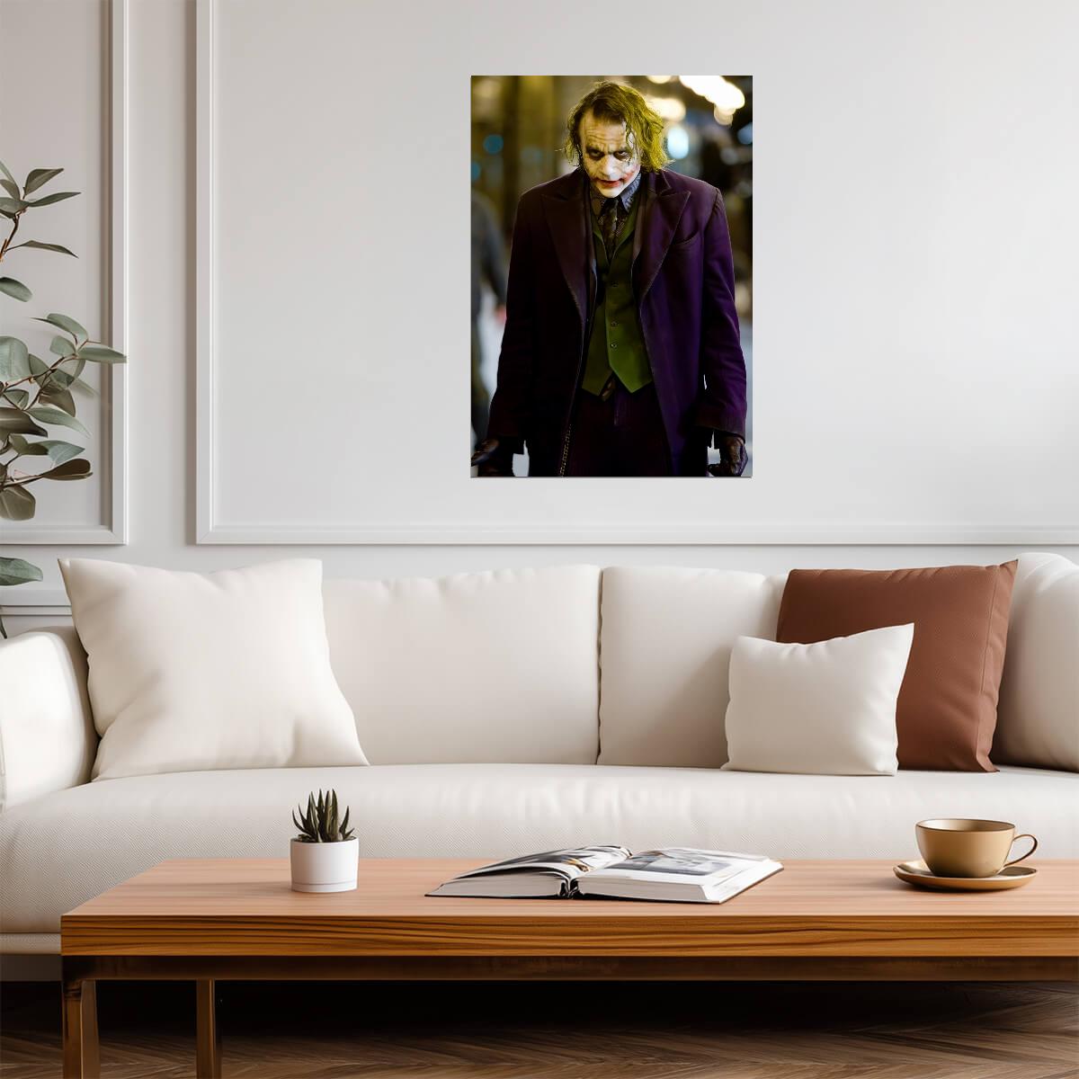 Heath Ledger Joker Poster | Movie Print - Movies & TV Poster