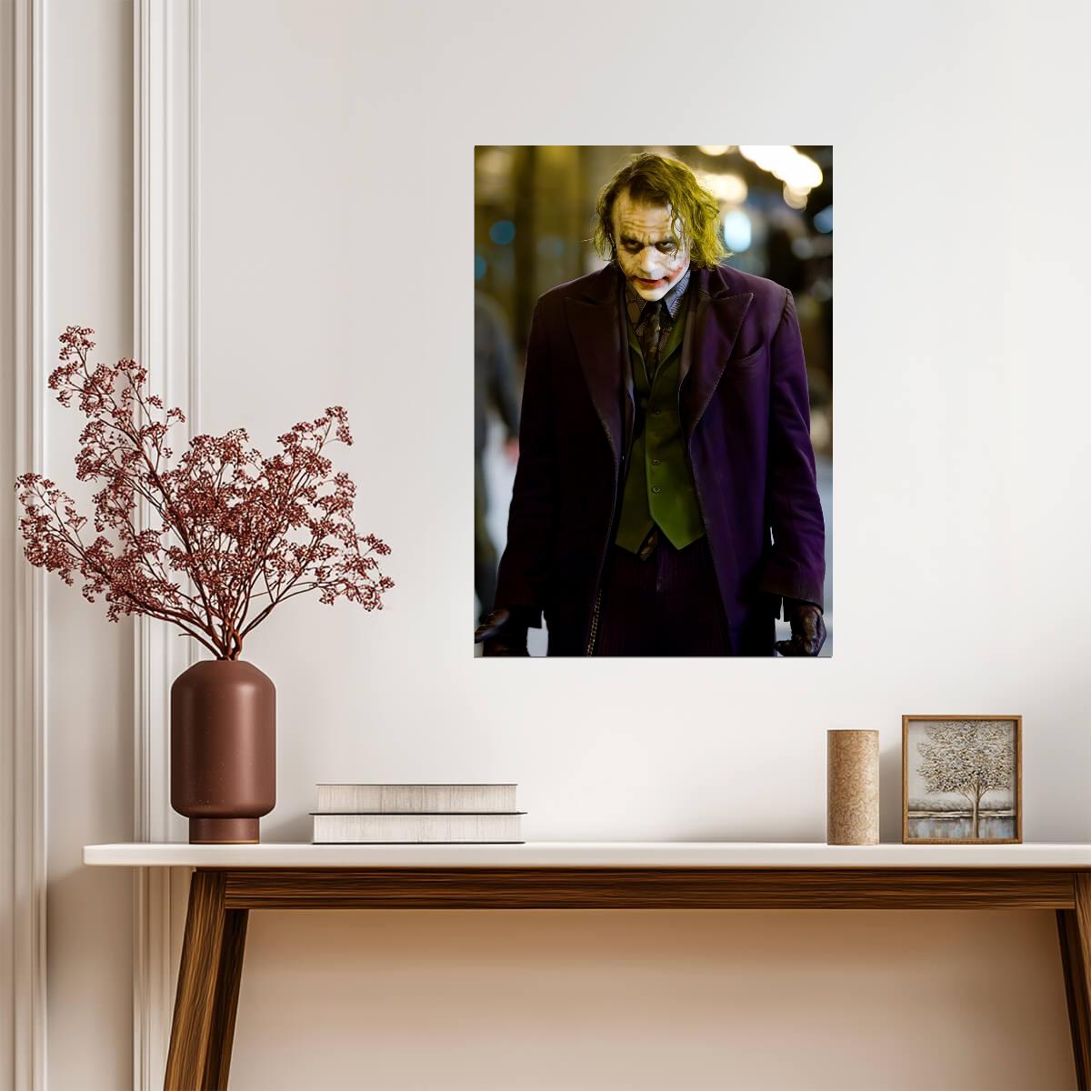 Heath Ledger Joker Poster | Movie Print - Movies & TV Poster