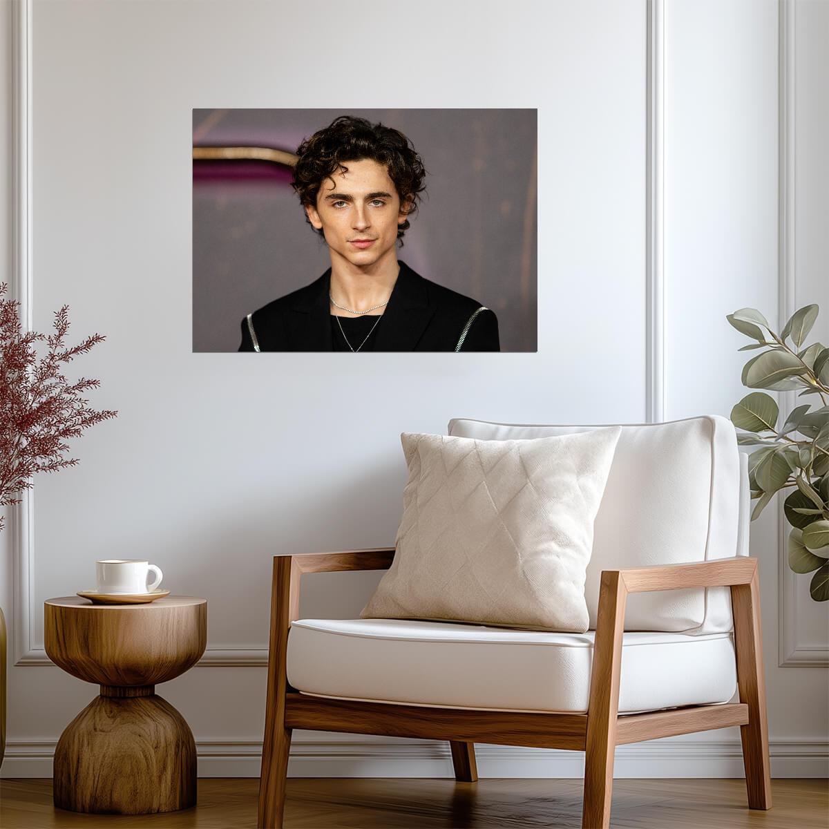 Timothée Chalamet Black Suit | Red Carpet Portrait | Celebrity Heartthrob Poster - Celebrities Poster