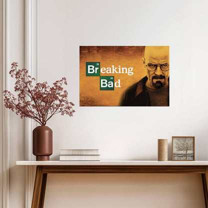 Breaking Bad Walter White as Heisenberg | TV Show Poster | Bryan Cranston Fan Art - Movies & TV Poster