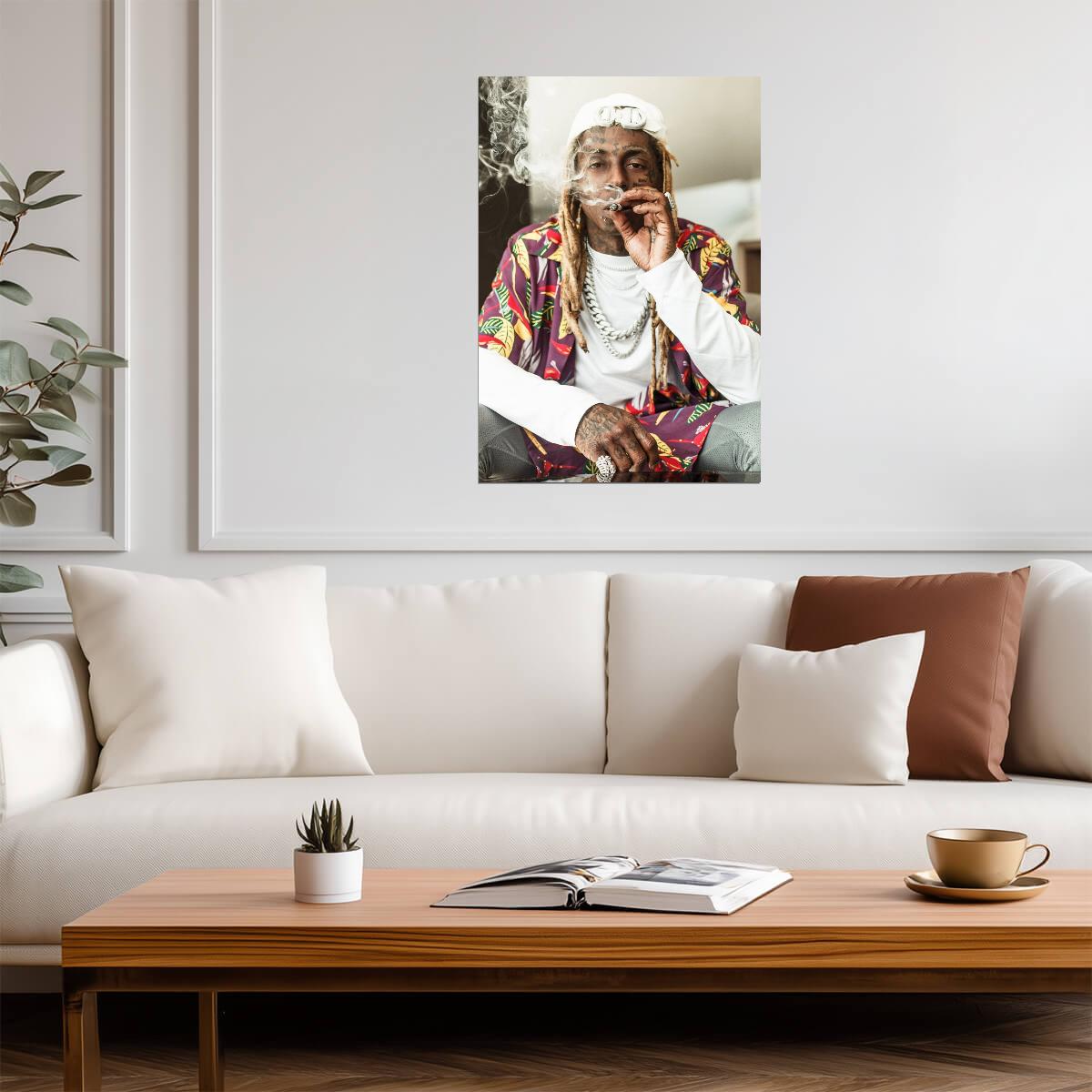 Lil Wayne Poster | Rap Music Print - Music Poster