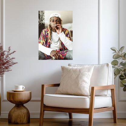 Lil Wayne Poster | Rap Music Print - Music Poster