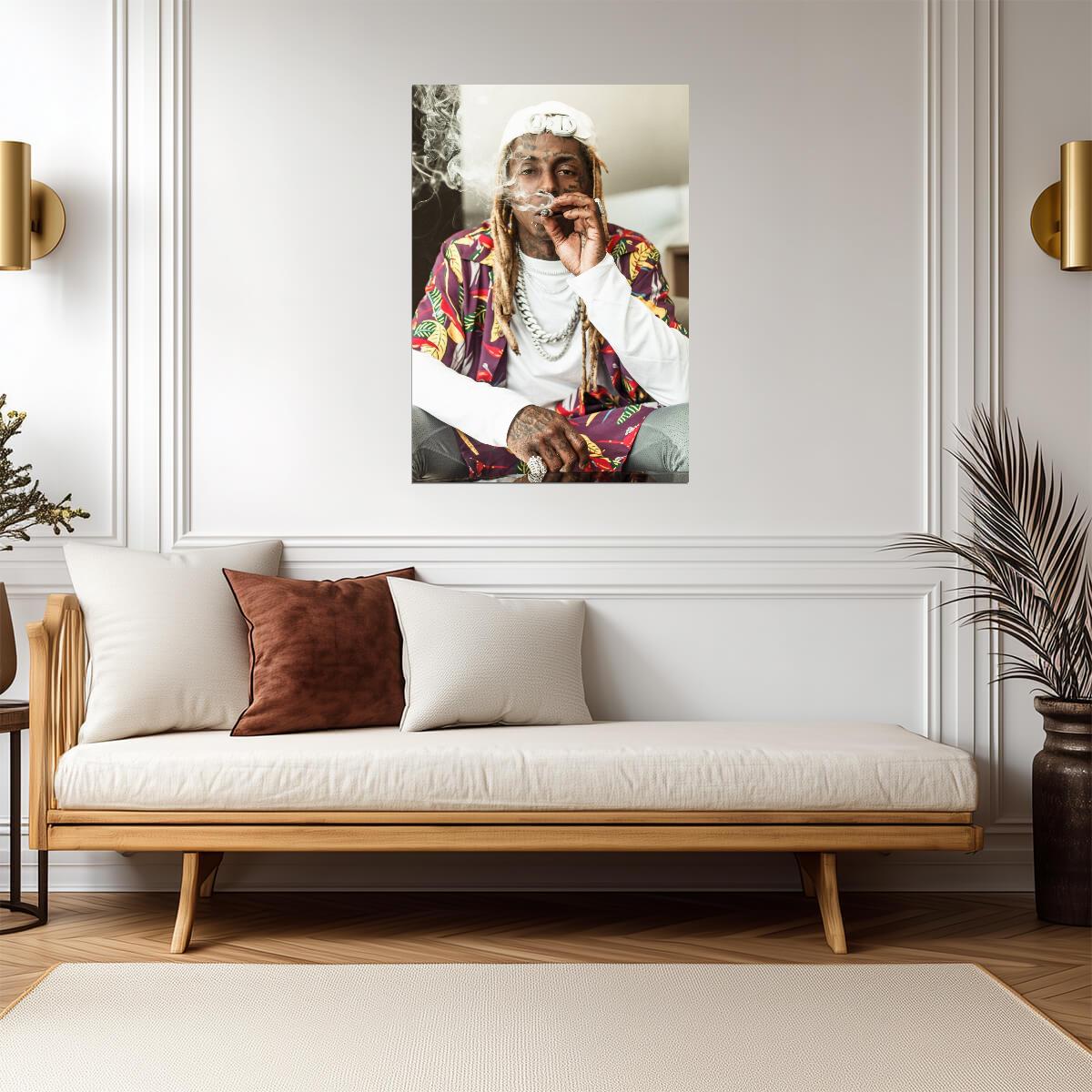 Lil Wayne Poster | Rap Music Print - Music Poster