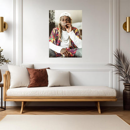 Lil Wayne Poster | Rap Music Print - Music Poster