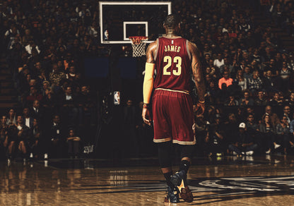 LeBron James 23 Cleveland Cavaliers | Basketball Legend Poster | Inspirational Sports Art - Sports Poster