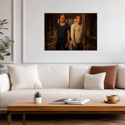 Prison Break Brothers | Michael Scofield & Lincoln Burrows | Crime Drama Poster - Movies & TV Poster