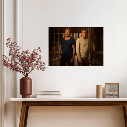 Prison Break Brothers | Michael Scofield & Lincoln Burrows | Crime Drama Poster - Movies & TV Poster