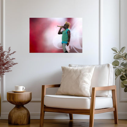 Kodak Black Poster | Live Concert Rap Print - Music Poster