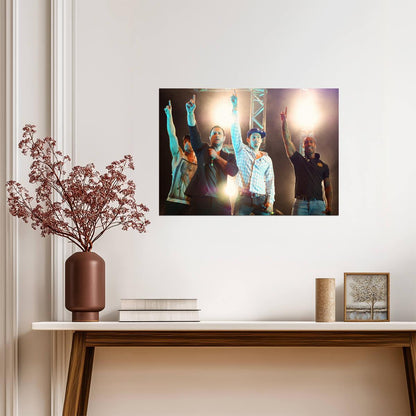 Blue Boy Band Live | Concert Performance | Pop Music Poster - Music Poster