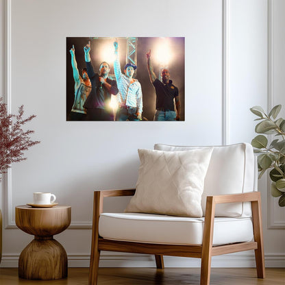 Blue Boy Band Live | Concert Performance | Pop Music Poster - Music Poster