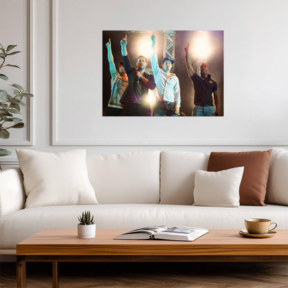 Blue Boy Band Live | Concert Performance | Pop Music Poster - Music Poster