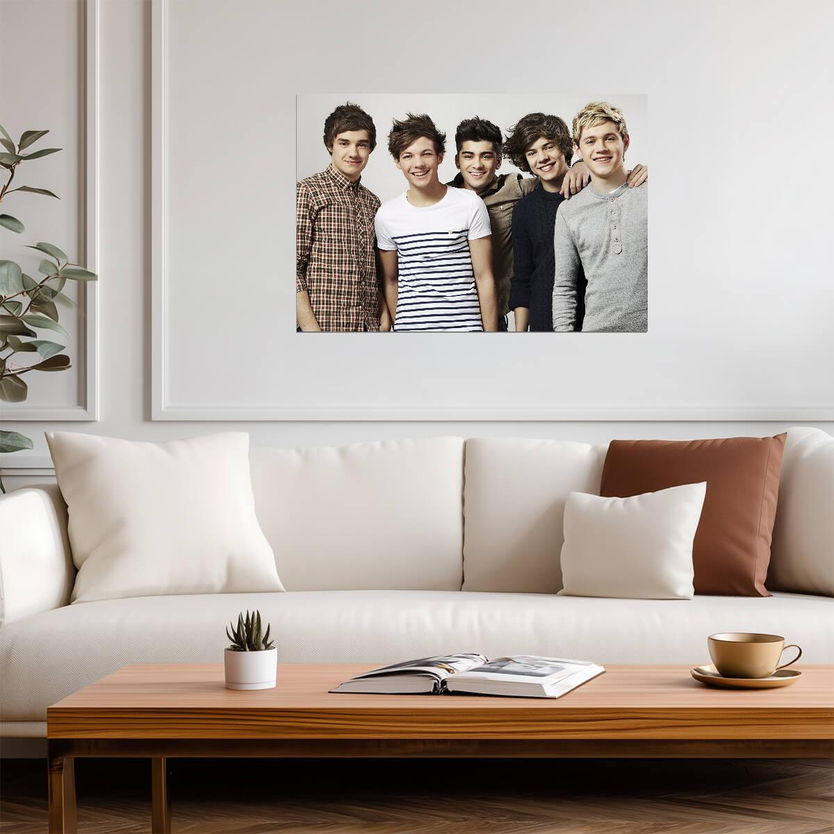 One Direction Early Years | Group Portrait Photo | Pop Boy Band Poster - Music Poster