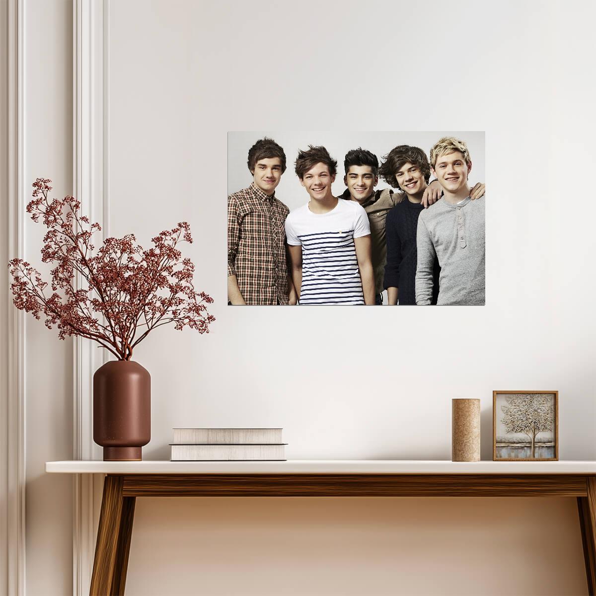 One Direction Early Years | Group Portrait Photo | Pop Boy Band Poster - Music Poster