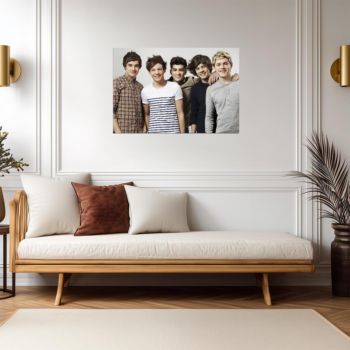 One Direction Early Years | Group Portrait Photo | Pop Boy Band Poster - Music Poster