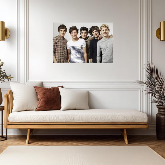 One Direction Early Years | Group Portrait Photo | Pop Boy Band Poster - Music Poster
