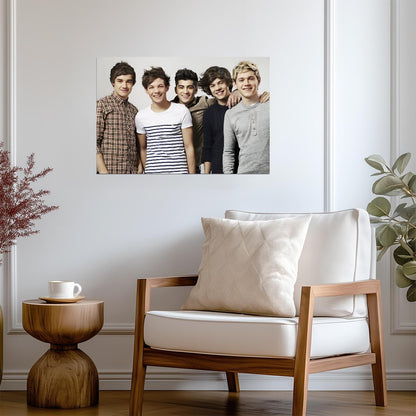 One Direction Early Years | Group Portrait Photo | Pop Boy Band Poster - Music Poster