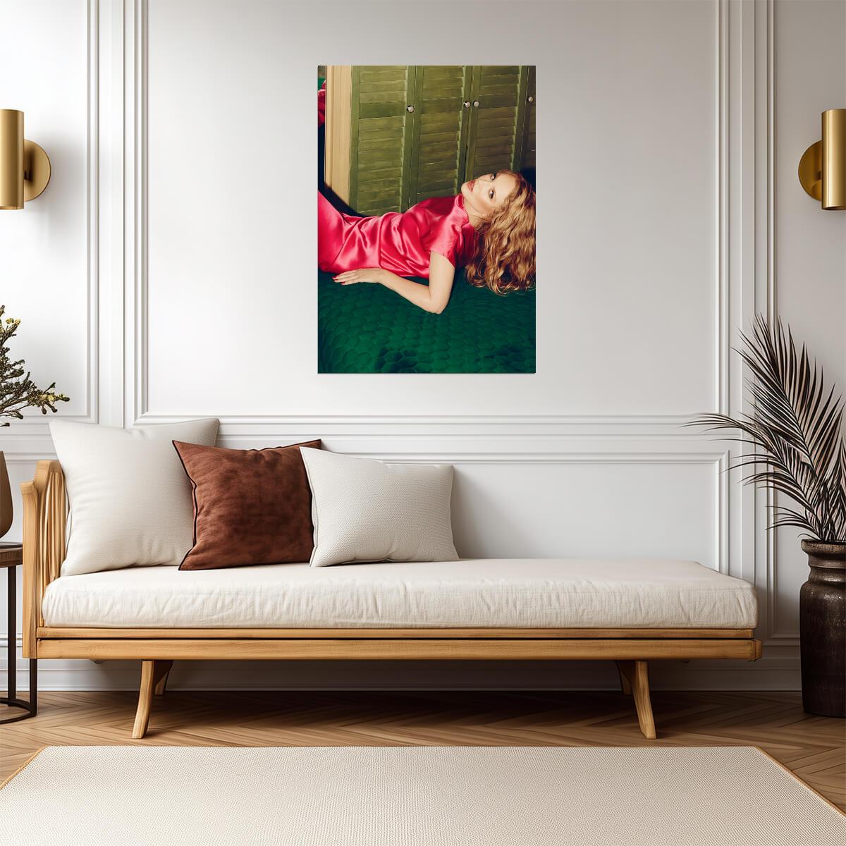 Kylie Minogue Poster | Pop Singer Art Print - Music Poster