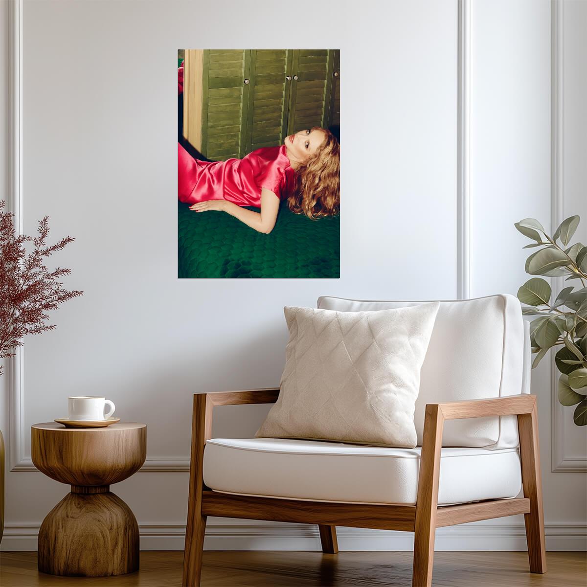 Kylie Minogue Poster | Pop Singer Art Print - Music Poster