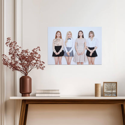 Blackpink Group Photo | K-Pop Music Poster | Gift for Blink Fans - Music Poster
