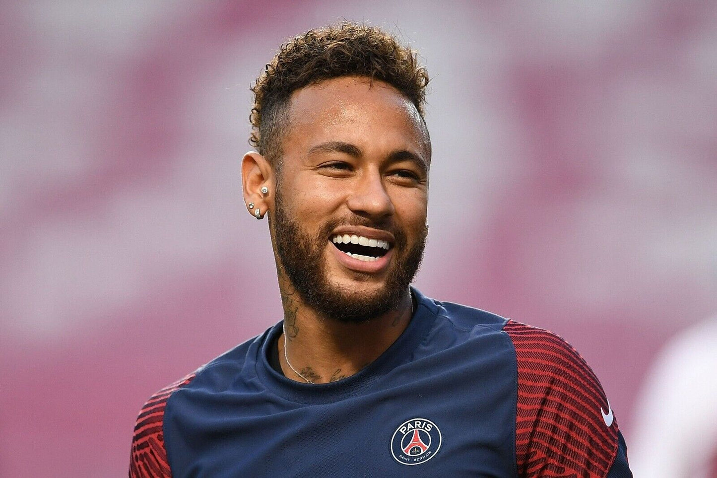Neymar Jr Paris Saint-Germain | Soccer Poster | Football Star Portrait", - Sports Poster