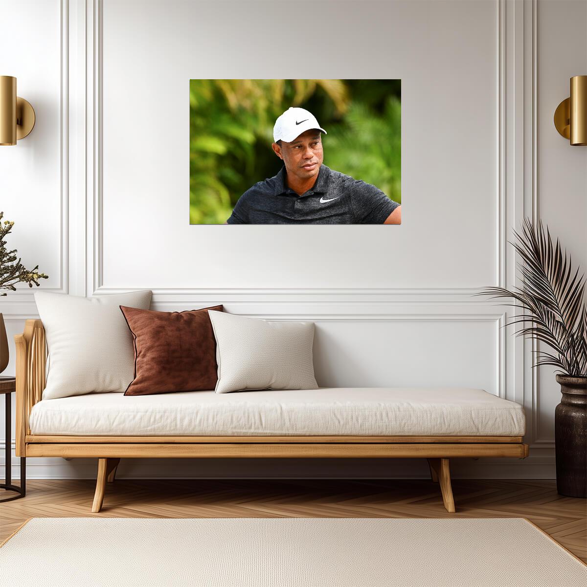 Tiger Woods Portrait | Golf Legend Poster | Sports Wall Art - Sports Poster