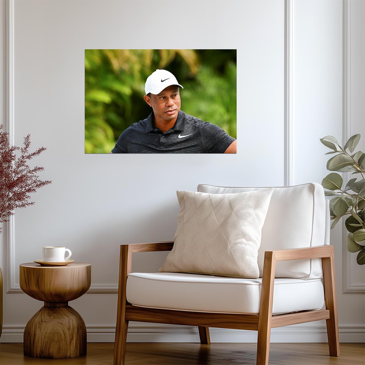 Tiger Woods Portrait | Golf Legend Poster | Sports Wall Art - Sports Poster