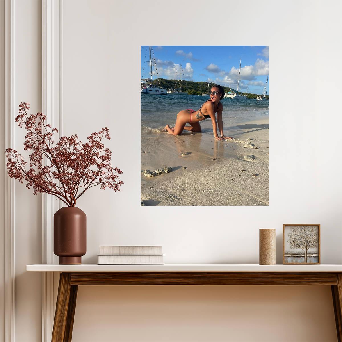 Julia Rose Wall Art | Sexy Model Print - Celebrities Poster