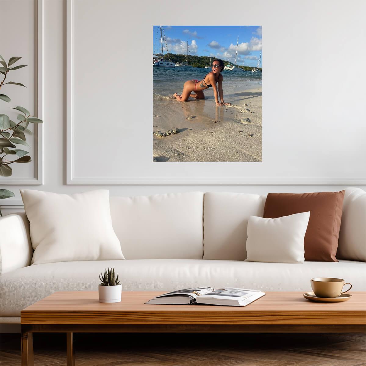 Julia Rose Wall Art | Sexy Model Print - Celebrities Poster