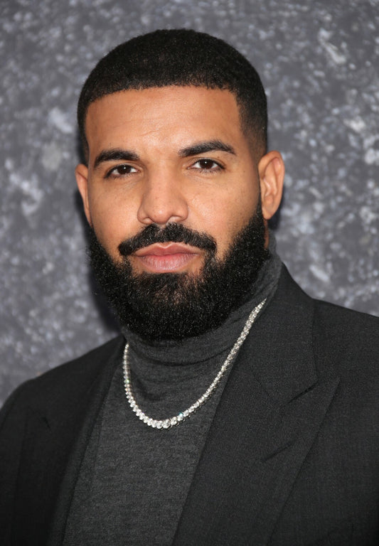 Drake Close-Up Portrait | Hip Hop Superstar Poster | Modern Music Wall Art - Music Poster