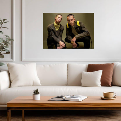 Twenty One Pilots Trench Era | Tyler Joseph & Josh Dun | Alternative Rock Poster - Music Poster