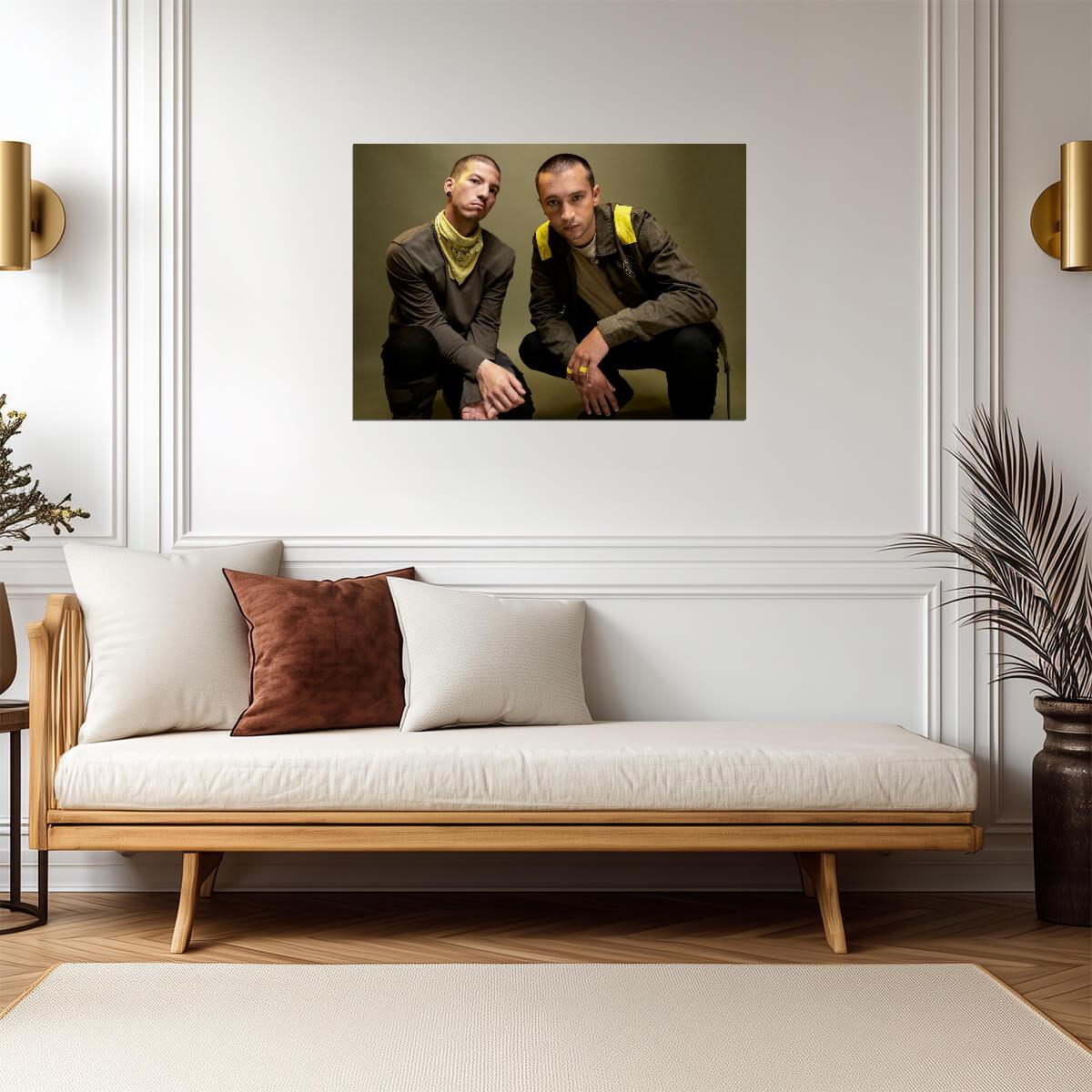 Twenty One Pilots Trench Era | Tyler Joseph & Josh Dun | Alternative Rock Poster - Music Poster