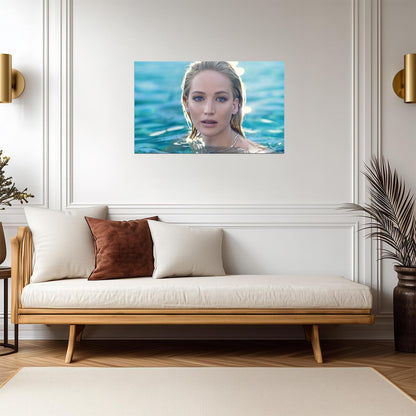 Jennifer Lawrence | Pastel Art Style | Celebrity Poster - Celebrities Poster