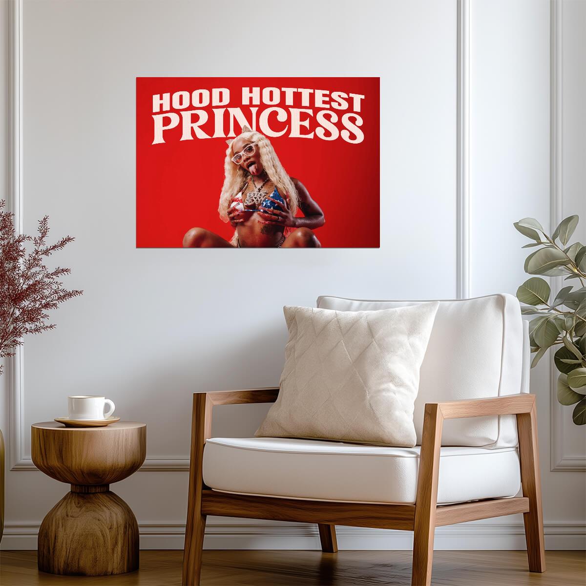 Sexyy Red Hood Hottest Princess | Album Cover Poster | Sexy Hip Hop Art - Music Poster