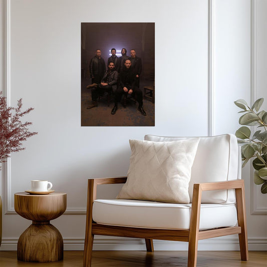 Linkin Park Band Photo | Rock Music Poster | Chester Bennington Tribute Art - Music Poster