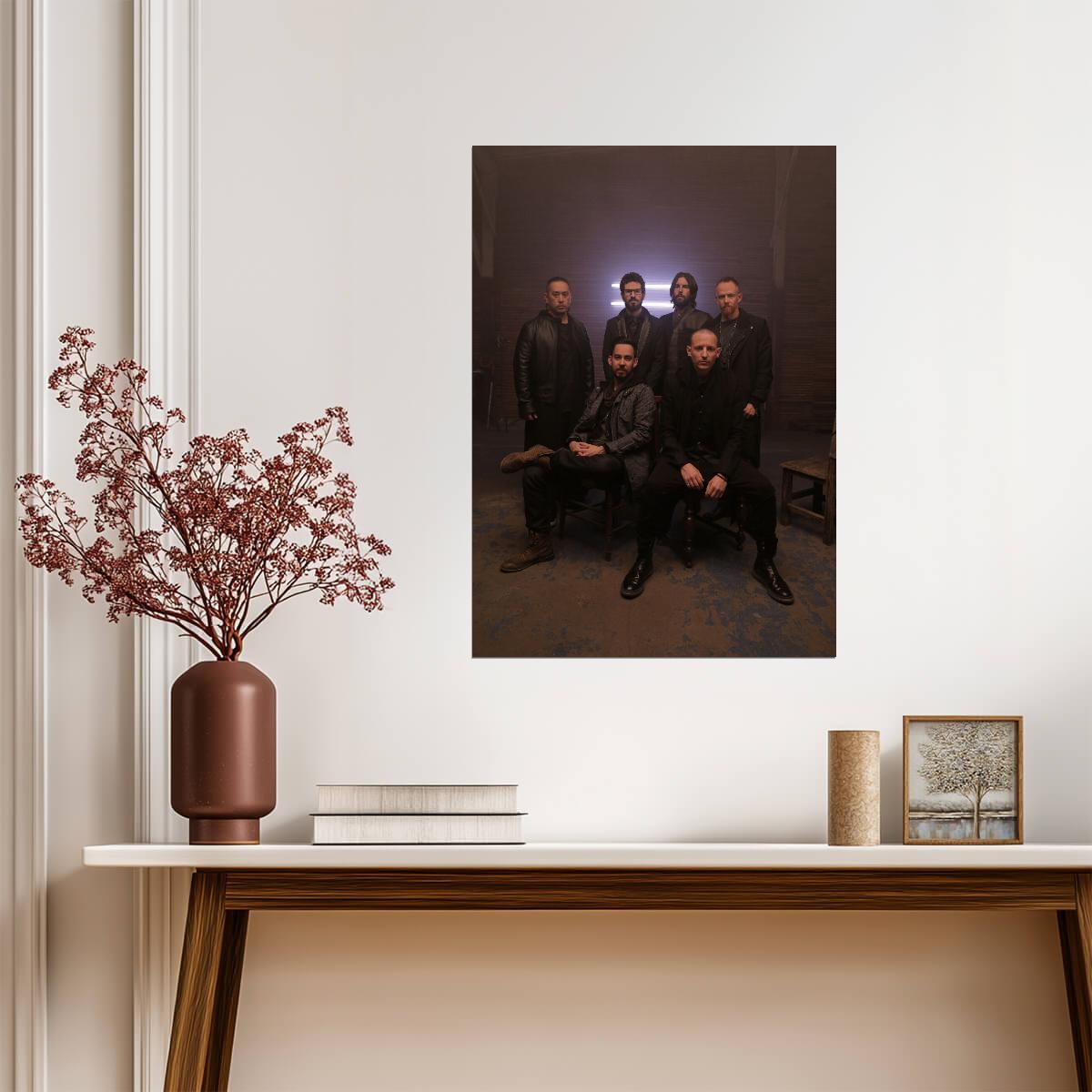 Linkin Park Band Photo | Rock Music Poster | Chester Bennington Tribute Art - Music Poster