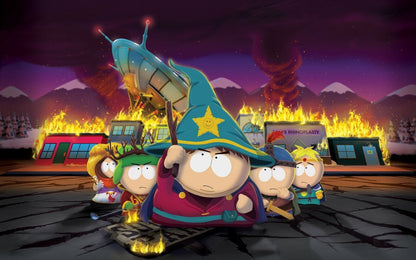 South Park The Stick of Truth Battle | Wizard Cartman & Alien Crash | Gaming Wall Art Poster - Movies & TV Poster