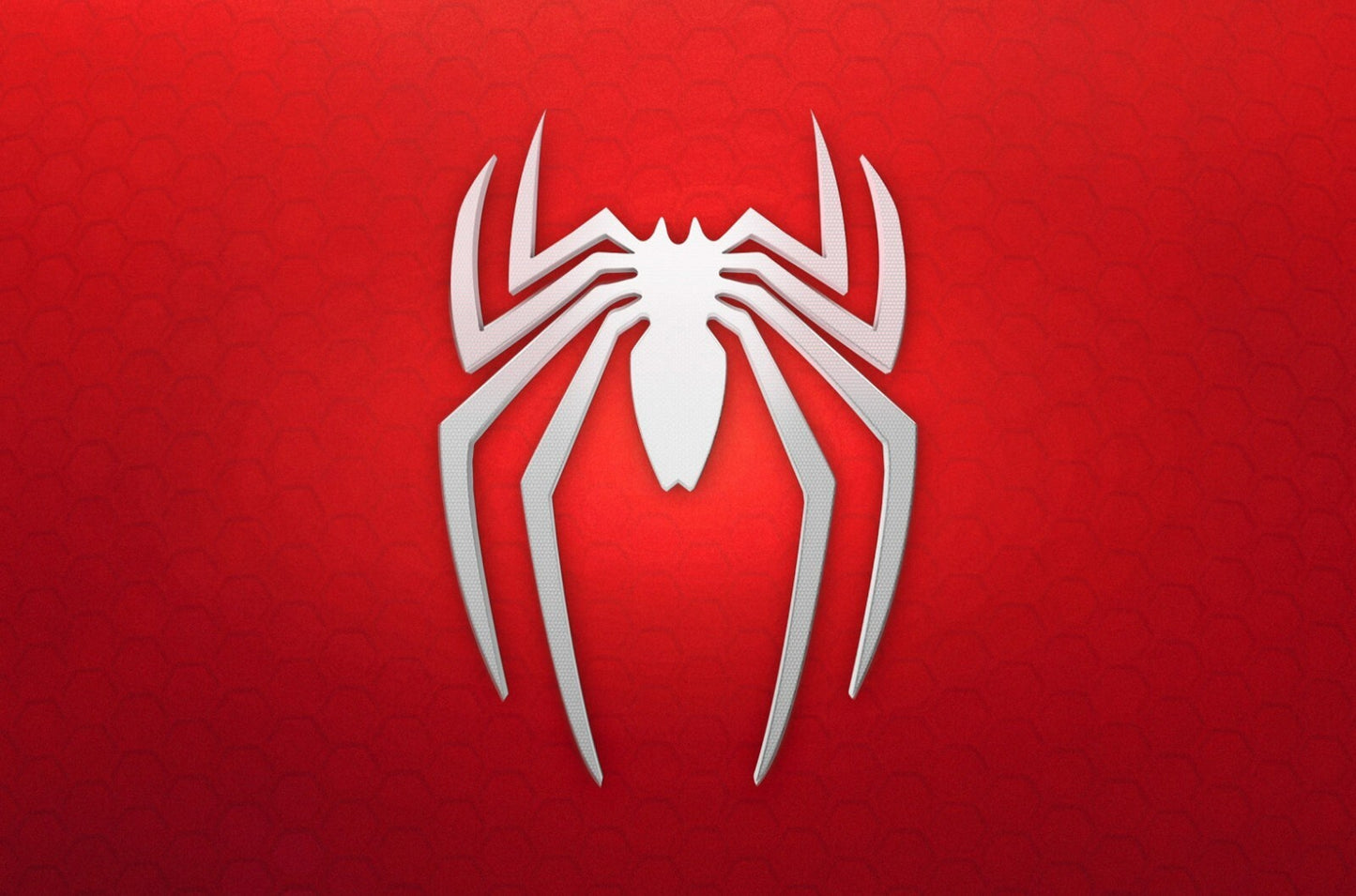 Marvel's Spider-Man Logo | Video Game Poster | Red Symbol Art - Video Games Poster