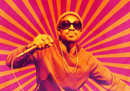 André 3000 Live | Concert Poster | Vibrant Music Art - Music Poster