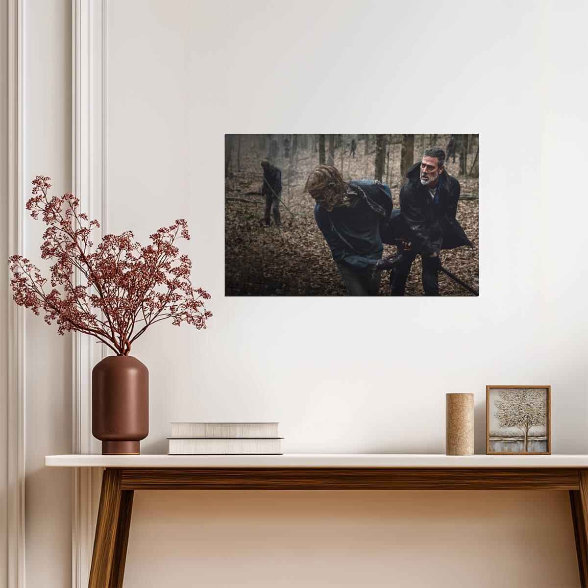 The Walking Dead Season 10 | Negan & Alpha Key Art | Horror TV Series Poster - Movies & TV Poster