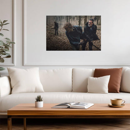The Walking Dead Season 10 | Negan & Alpha Key Art | Horror TV Series Poster - Movies & TV Poster