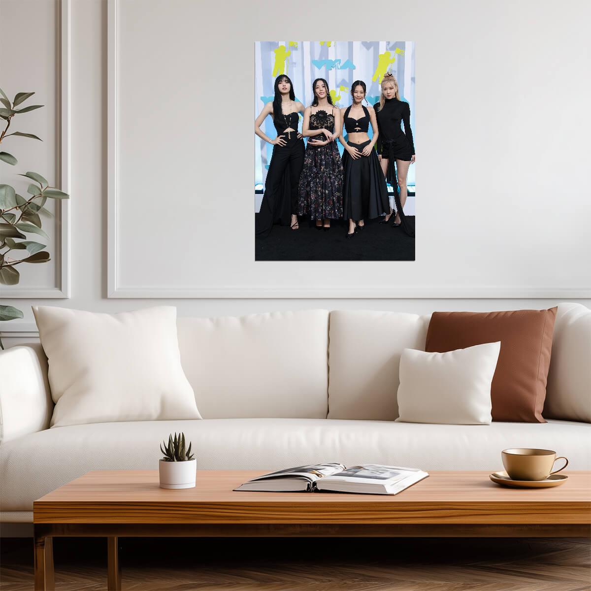 Blackpink Red Carpet Photo | K-Pop Music Poster | Gift for Fans - Music Poster