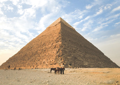 Great Pyramid of Giza Egypt | Historical Architecture Photo | Ancient Wonders Wall Art Poster - Photography Poster