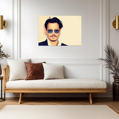 Johnny Depp Wall Art | Actor Print - Celebrities Poster