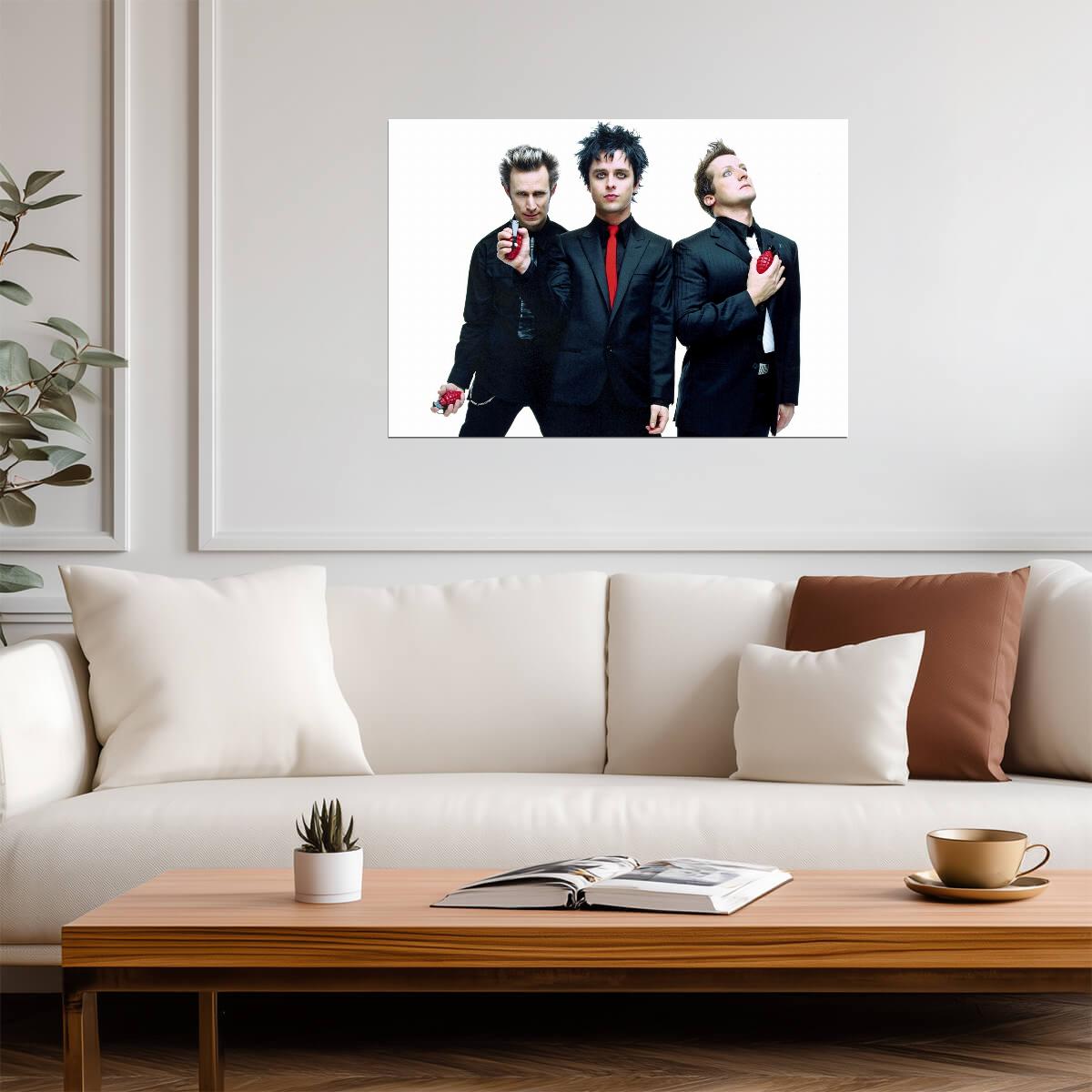 Green Day American Idiot Era | Punk Rock Band Poster | 2000s Music Wall Art - Music Poster