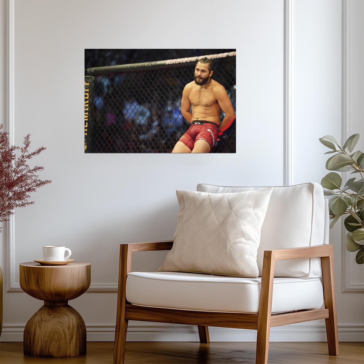 Jorge Masvidal at Madison Square Garden | UFC BMF Title Fight Poster | MMA Sports Photography - Sports Poster