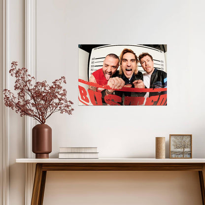 Busted | Rock Trio Portrait | Music Fan Poster - Music Poster
