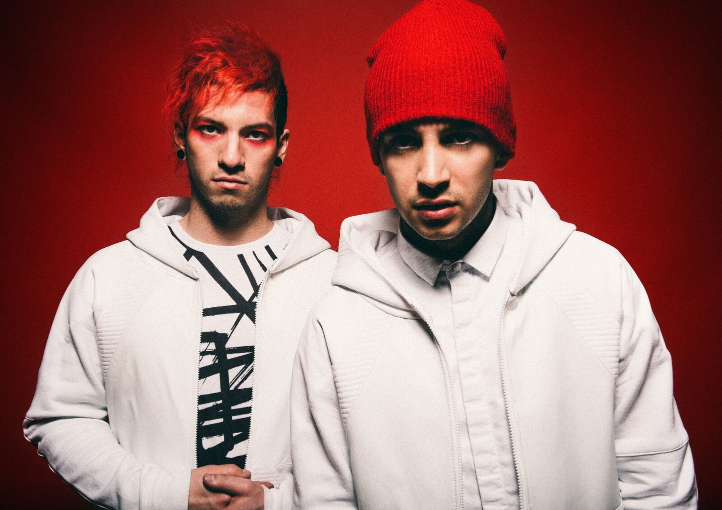 Twenty One Pilots Blurryface Era | Tyler Joseph & Josh Dun Portrait | Alternative Rock Poster - Music Poster