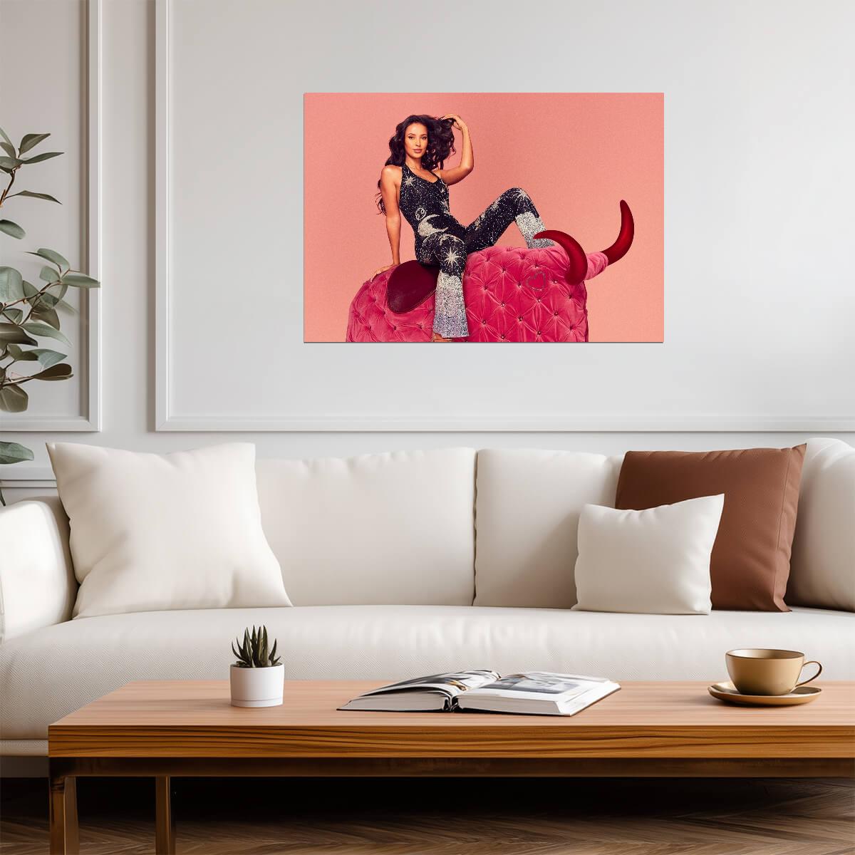 Maya Jama Poster | Model Art Print - Celebrities Poster