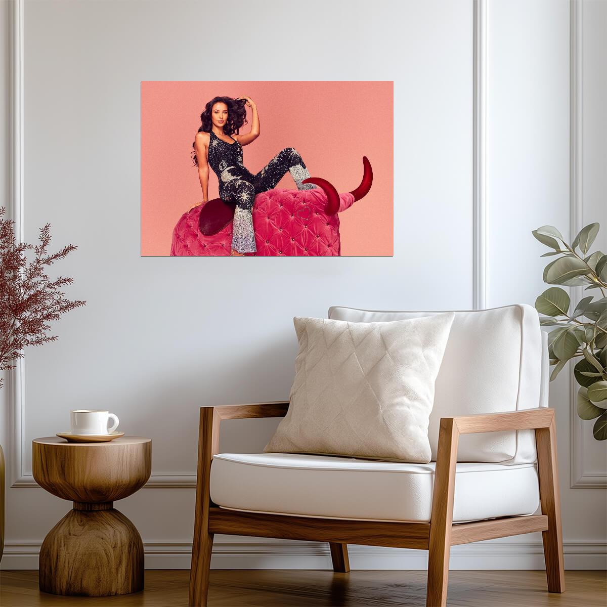 Maya Jama Poster | Model Art Print - Celebrities Poster